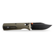 Vosteed Vombat M390 Black Stonewash Aluminum Olive Green A4102 - KNIFESTOCK
