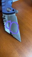 Artisan Proponent S35VN/Titanium Albastru 1820G-BUS - KNIFESTOCK