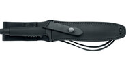 Fox Knives VELENO FIX BLADE STAINLESS STEEL N690 TOP SHIELD BLD,ALUMINIUM BLACK HDL FX-596 - KNIFESTOCK