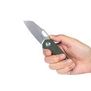 KUBEY Duroc Liner Lock Flipper Small Pocket Folding Knife Dark Green G10 Handle KU332G - KNIFESTOCK