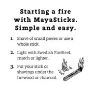 Light My Fire MayaSticks 1lb/450g 3153113930 - KNIFESTOCK