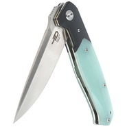 Bestech SWORDFISH D2, satin, Black / Jade G10 BG03E - KNIFESTOCK