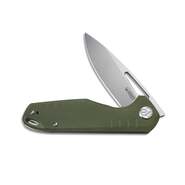 KUBEY Doris Liner Lock Front Flipper Folding Knife Green G10 Handle KU324D - KNIFESTOCK