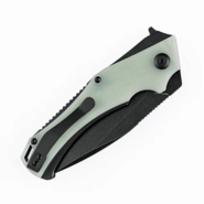 Kansept Mini Hellx Black TiCn Coated D2 Jade G10 T2008A4 - KNIFESTOCK