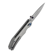 Kansept Eaglestrike Stonewashed CPM S35VN Bead Blasted Titanium K1095V4 - KNIFESTOCK