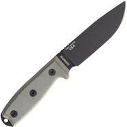ESEE Knives Model 4 black blade, grey handle 4P-KO survival knife without sheath - KNIFESTOCK
