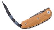 Lionsteel Mini Damascus Heinsgringla Olive wood handle, wood box 8210D UL - KNIFESTOCK