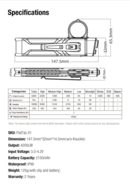 Klarus Flat Tac X1-K Flat Tac X1-K - KNIFESTOCK