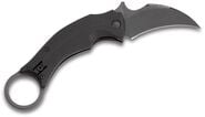 Fox Knives FX-591 Bastinelli Balck Bird Folding Karambit N690Co Black Blade G10 Black - KNIFESTOCK