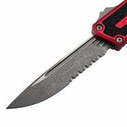 Microtech Scarab® II S/E Gen III Apocalyptic® Partial Serrated RED 1278-11APRD - KNIFESTOCK