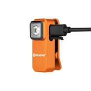 Olight Oclip Rechargeable Flashlight (Orange, 300 Lumens) - KNIFESTOCK