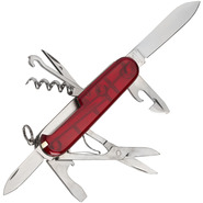 Victorinox CLIMBER, red translucent 1.3703.T - KNIFESTOCK