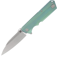 Artisan Littoral S35VN/Titanium Green 1703G-G - KNIFESTOCK