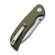 Sencut Borzam OD Green G10 Handle Satin Finished 9Cr18MoV BladeLiner Lock S2307 - KNIFESTOCK