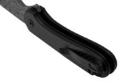 CIVIVI Button Lock Elementum II Twill Carbon Fiber Overlay On Black G10 Handle Damascus Blade C18062 - KNIFESTOCK