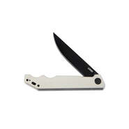 KUBEY Pylades Liner Lock Flipper Folding Knife, AUS-10 Blade, Ivory Handle KU253D - KNIFESTOCK