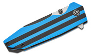 Petrified Fish PFP08 Mocado Black Stonewash K110 Blue &amp; Black G10 PFP08BDW - KNIFESTOCK