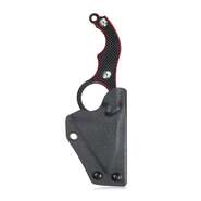 KUBEY Hippocam EDC nůž s pevnou čepelí Černá rukojeť G10 KU166A - KNIFESTOCK