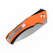 Kansept Mini Hellx Stonewashed D2 Orange G10 T2008A5 - KNIFESTOCK