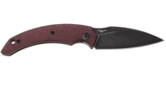 Fox Honos Folding Poket Knife Stainless Steel Becut Black Idroglider Sw Blade, Micarta Jute Plum Han - KNIFESTOCK