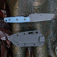 Vosteed Mink (3,99&#039;&#039;) Nitro-V Fekete Stonewash Kék Micarta D0104 - KNIFESTOCK