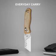 Kizer Drop Bear Utility Azo SK5 &amp; 5Cr15 Micarta V3619JA7 - KNIFESTOCK