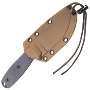ESEE Knives Model 3, Coyote Brown tuppi, MOLLE Back ja Clip Plate ESEE-3PM-MB - KNIFESTOCK