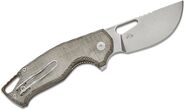 MKM VINCENT – MAGNACUT SW bld, GREEN CANVAS MICARTA hdl, S/S WIRE CLIP MK VCM-GC - KNIFESTOCK