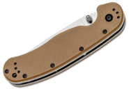 Ontario RAT I Linerlock Coyote Brown ON8867CB - KNIFESTOCK