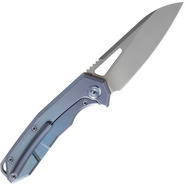 KUBEY Vagrant Couteau Pliant à Verrouillage Frame, Manche en Titane Bleu KB284B - KNIFESTOCK