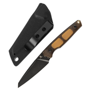 Tenable Parr Blackwash 14C28N Amber PEI/Ultem G011B6 - KNIFESTOCK