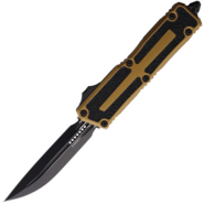 Microtech SCARAB II GEN III D/E-S BLACK STANDARD TAN 1180-1TA - KNIFESTOCK