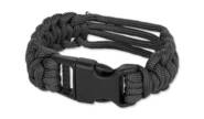 Mil-Tec PARACORD HORLOGEBAND zwart L 15774102-904 - KNIFESTOCK