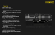 Nitecore flashlight MT10C - KNIFESTOCK