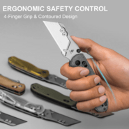 Kizer Drop Bear Utility Azo SK5 &amp; 5Cr15 Micarta V3619JA3 - KNIFESTOCK