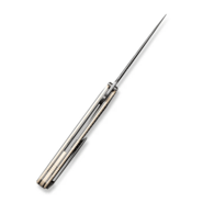CIVIVI RS71 Milled Ivory / Black G10 HandleSatin Finished Nitro-V BladeLiner L - KNIFESTOCK