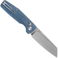 Bestech SLASHER D2 Stone wash Micarta Blue Bar Lock BG56C-1 - KNIFESTOCK