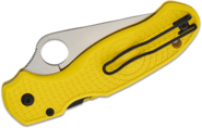 Spyderco PARA 3 SALT YELLOW LIGHTWEIGHT CPM MAGNACUT SPYDEREDGE - KNIFESTOCK