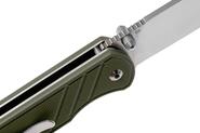 QSP Knife Parrot, Satin D2 Blade, Green G10 Handle QS102-B - KNIFESTOCK