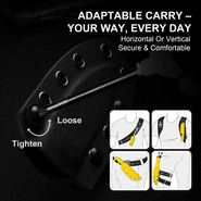 Kizer Drop Bear Fix S45VN,Matte DLC Ultra,Micarta - KNIFESTOCK