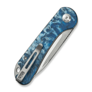 Civivi Elementum Slip Joint Blue Ocean Resin HandleSatin Finished 14C28N Blade - KNIFESTOCK