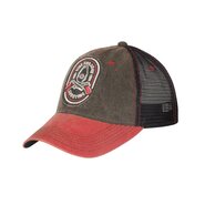 Helikon Shooting Time Trucker Cap - Dirty Washed Cotton - Dirty Washed Black / Dirty Washed Red C  - KNIFESTOCK