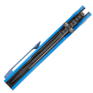 Petrified Fish PFP08 Mocado Black Stonewash K110 Blue &amp; Black G10 PFP08BDW - KNIFESTOCK