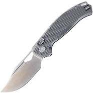 Kunwu DJANGO ELMAX Satin Titanium Diamond Texture Beadblast X707T-1A - KNIFESTOCK