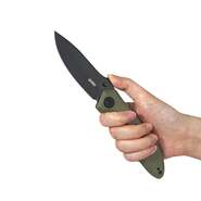 KUBEY Ruckus Liner Lock Folding Knife OD Green G10 Handle KU314G - KNIFESTOCK
