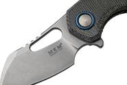 MKM ISONZO M390 Black canvas micarta BÖHLER M390 MK FX03M-1BC - KNIFESTOCK