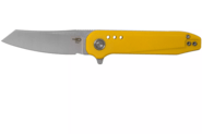 Bestech SYNTAX 14C28N, Stone wash+satin, Yellow G10 BG40B - KNIFESTOCK