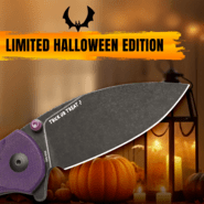 Kizer Halloween Special Button Liner Lock Mini Grouper Azo Nitro V G10 V3669A5 - KNIFESTOCK