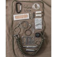 Mil-Tec 16027701 Paracord Survival Kit Large Masliniu - KNIFESTOCK