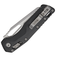 Microtech MSI® S/E Fluted G-10 Must Kivipesu Täielikult Saagjas 210-12FLGTBK - KNIFESTOCK